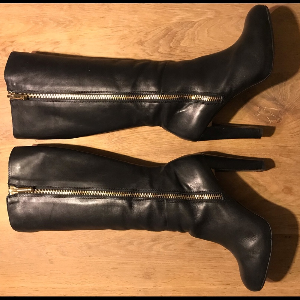 Gorgeous Banana Republic Black Tall Leather Boots